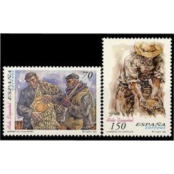 España Spain 3656/57 1999 Arte español Vela Zanetti MNH España Spain 3656/57 1999 Arte español Vela Zanetti MNH