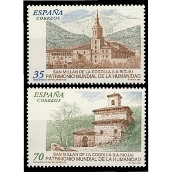 España Spain 3662/63 1999 Bienes Culturales y Naturales Patrimonio Mundial de la Humanidad Patrimonio MNH España Spain 3662/63 1999 Bienes Culturales y Naturales Patrimonio Mundial de la Humanidad Patrimonio MNH