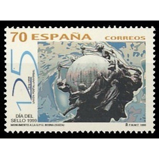 España Spain 3664 1999 Día del Sello MNH España Spain 3664 1999 Día del Sello MNH