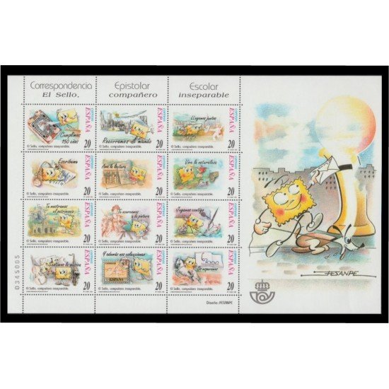 España Spain 3665/76 1999 Correspondencia epistolar Escolar MNH España Spain 3665/76 1999 Correspondencia epistolar Escolar MNH