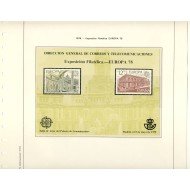 España Spain Hojitas Recuerdo 59 1978 FNMT Dirección General de Correos y Telecomunicaciones Europa 78