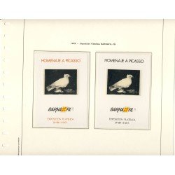 España Spain Hojitas Recuerdo 67/68 1978 FNMT Homenaje a Picasso Barnafil 78 España Spain Hojitas Recuerdo 67/68 1978 FNMT Homenaje a Picasso Barnafil 78