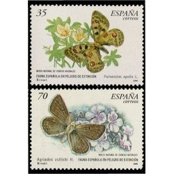 España Spain 3694/95 2000 Fauna española en peligro de extinción MNH España Spain 3694/95 2000 Fauna española en peligro de extinción MNH