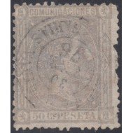 España Spain 168 ( 162/71 ) 1875 Alfonso XII Usado