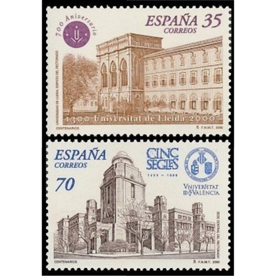 España Spain 3703/04 2000 Centenarios MNH España Spain 3703/04 2000 Centenarios MNH