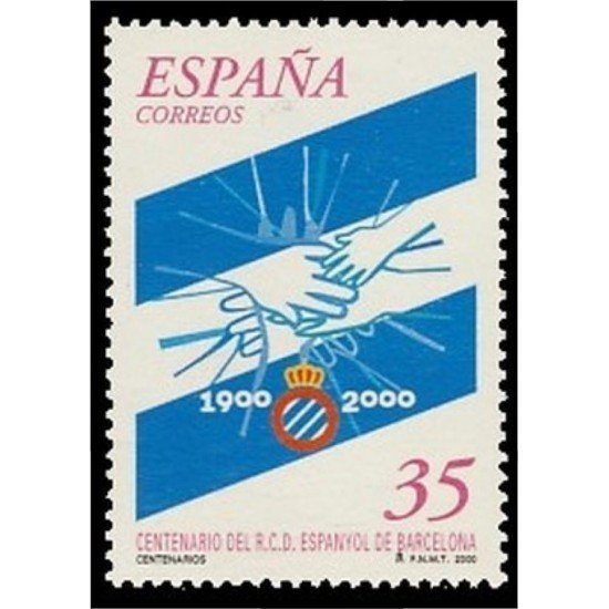España Spain 3705 2000 Centenario del RCD Espanyol de Barcelona MNH