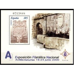 España Spain 3716 2000 Exposición Filatélica Nacional Exfilna 2000 MNH