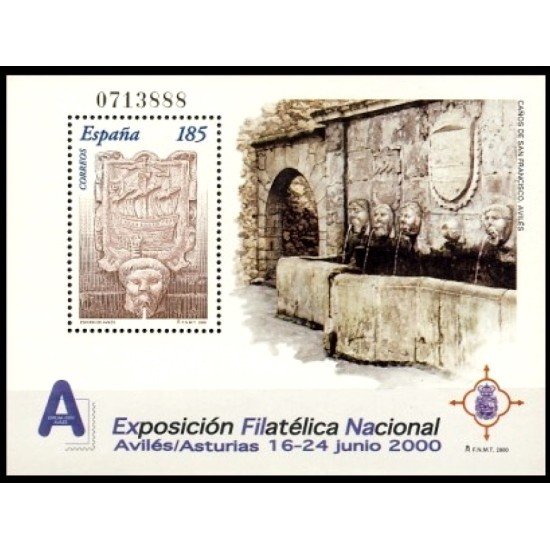 España Spain 3716 2000 Exposición Filatélica Nacional Exfilna 2000 MNH España Spain 3716 2000 Exposición Filatélica Nacional Exfilna 2000 MNH