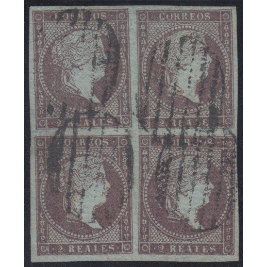 España Spain 42 1855 ISABEL BL. 4