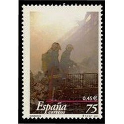 España Spain 3777  2001 Cuerpo de bomberos MNH