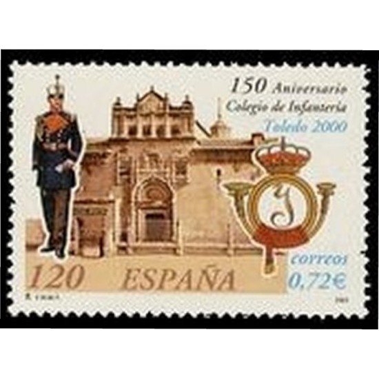 España Spain 3778  2000 CL Aniversario del Colegio de Infantería de Toledo MNH