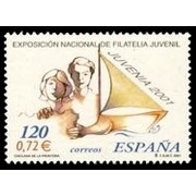 España Spain 3781 2001 Exposición Nacional de Filatelia Juvenil  JUVENIA 2001 MNH