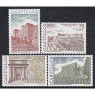 España Spain 3785/88  2001 Castillos MNH