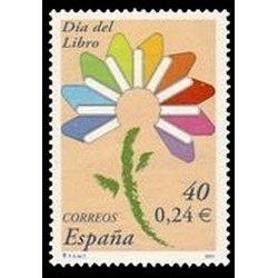 España Spain 3789 2001 Día del libro MNH