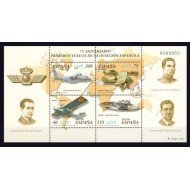 España Spain 3790 2001 Aviación LXXV Aniversario de primeros vuelos de la aviación Española MNH