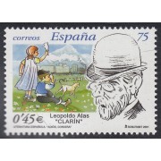 España Spain 3802 2001 Literatura Clarín MNH