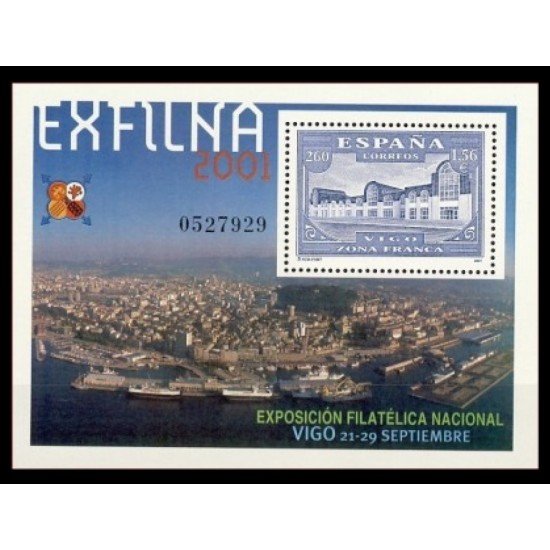 España Spain 3816 2001 Exposición Filatélica Nacional EXFILNA 2001 MNH España Spain 3816 2001 Exposición Filatélica Nacional EXFILNA 2001 MNH
