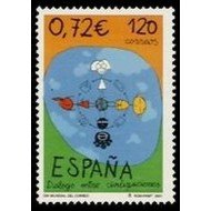 España Spain 3820 2001 Día Mundial del Correo MNH
