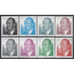 España Spain 3857/64  2002 SM Don Juan Carlos I MNH