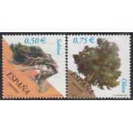 España Spain 3867/68 2002 Árboles MNH