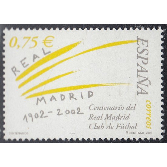 España Spain 3880 2002 Centenario del Real Madrid CF MNH España Spain 3880 2002 Centenario del Real Madrid CF MNH