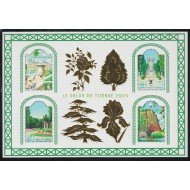 France Francia HB 71 2004 Jardines de Francia MNH