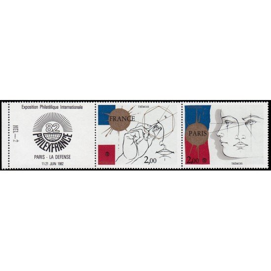 France Francia P2142A 1981 Philexfrance Exposición filatélica internacional MNH