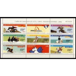 España Spain 3898/04 2002 Juegos Ecuestres Mundiales Campeonatos del mundo de Hipica MNH España Spain 3898/04 2002 Juegos Ecuestres Mundiales Campeonatos del mundo de Hipica MNH