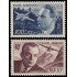 France Francia A  21/22 1947 Sorteo Mutua francesa Retratos, aviones MNH