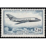 France Francia  A  42 1965 Dassault Mystère 20  Avión MNH