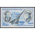 France Francia A  44 1970 Mermoz  y Saint-Exupéry (1900-1944) Pioneros del correo aéreo Retratos avión MNH
