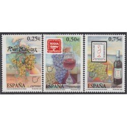 España Spain 3909/11 2002 Vinos con denominación de origen MNH España Spain 3909/11 2002 Vinos con denominación de origen MNH