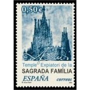 España Spain 3924 2002 Templo Expiatorio de la Sagrada Familia MNH