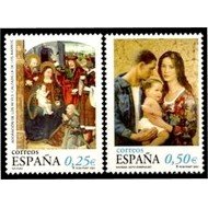 España Spain 3955/56 2002 Navidad MNH