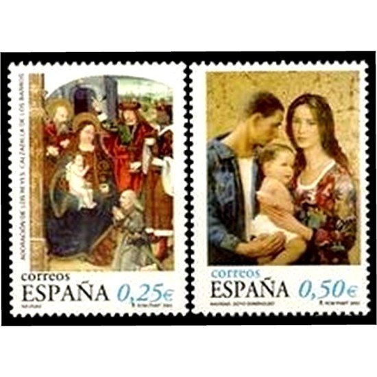 España Spain 3955/56 2002 Navidad MNH España Spain 3955/56 2002 Navidad MNH