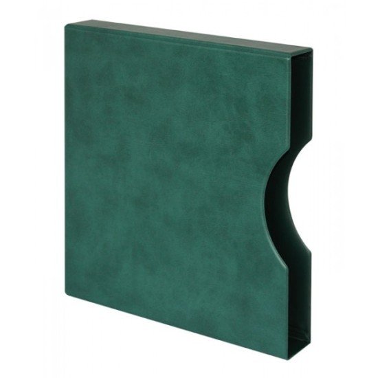 Lindner 814-G Tapa regular de 18 anillas. VERDE. Estuche Lindner 814-G Tapa regular de 18 anillas. VERDE. Estuche