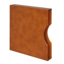 Lindner 814-H Tapa regular de 18 anillas. MARRON. Estuche Lindner 814-H Tapa regular de 18 anillas. MARRON. Estuche