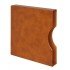 Lindner 814-H Tapa regular de 18 anillas. MARRON.  Estuche