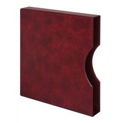 Lindner 814-W Estuche para album de anillas REGULAR, rojo vino Lindner 814-W Estuche para album de anillas REGULAR, rojo vino