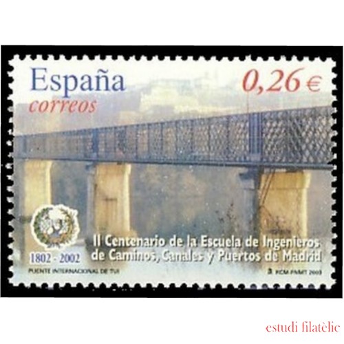 España Spain 3966 2003 II Centenario de la Escuela de Ingenieros de Caminos Canales y Puertos de Madrid MNH