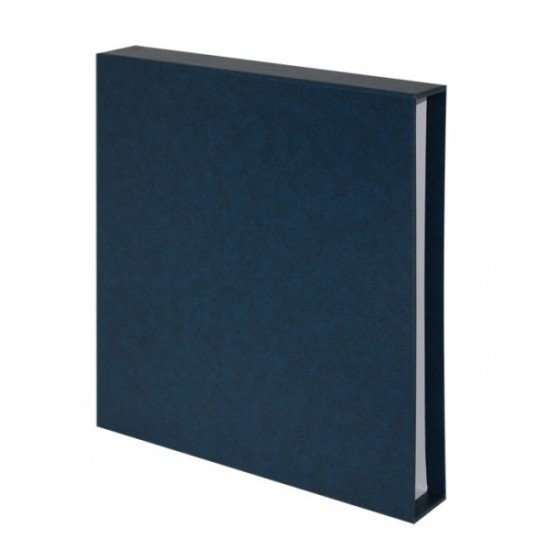 Lindner 810BY-B Tapa de anillas Standard de 18 anillas. AZUL. 305 x 317 mm  . Estuche