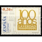 España Spain 3968 2003 Centenario del Diario La Verdad MNH