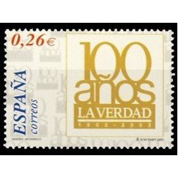 España Spain 3968 2003 Centenario del Diario La Verdad MNH España Spain 3968 2003 Centenario del Diario La Verdad MNH