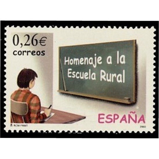 España Spain 3978 2003 Homenaje a la Escuela Rural MNH España Spain 3978 2003 Homenaje a la Escuela Rural MNH