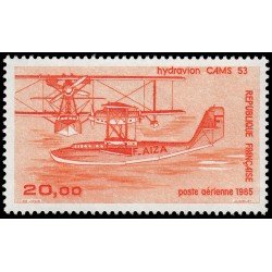 France Francia A 58 1985 Hidroavión CAMS 53 MNH France Francia A 58 1985 Hidroavión CAMS 53 MNH