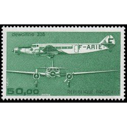 France Francia A 60 1987 Avión trimotor Dewoitine 338 MNH France Francia A 60 1987 Avión trimotor Dewoitine 338 MNH
