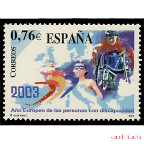 España Spain 3985 2003 Año europeo de las personas con discapacidad MNH