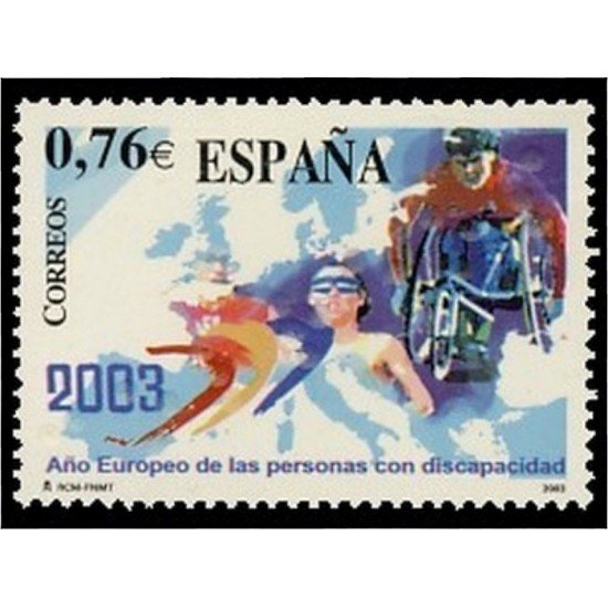 España Spain 3985 2003 Año europeo de las personas con discapacidad MNH España Spain 3985 2003 Año europeo de las personas con discapacidad MNH