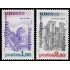 France Francia Servicios 71/72 1982 UNESCO Patrimonio Universal MNH