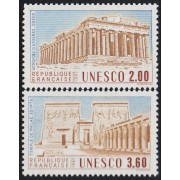 France Francia Servicios 98/99 1987 UNESCO Patrimonio Universal Acropolis de Atenas Templo de Philac MNH